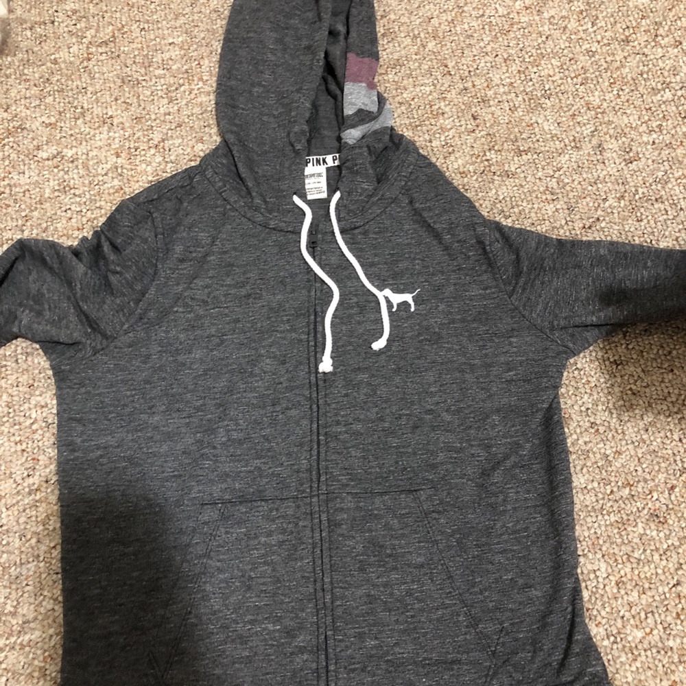 Pink Zip up sweatshirt